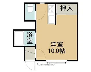 パークヒル高丘【2階】の間取り